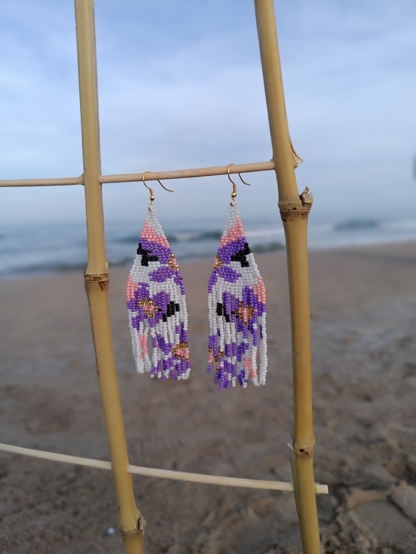 Pendientes Margaritas Miyuki